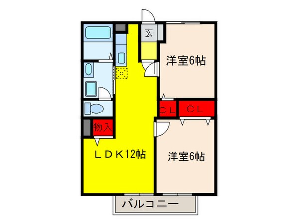 エクセル南野の物件間取画像